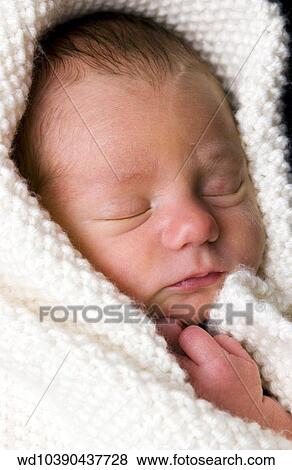 Stock Photo - child, solo, people, generic, months. Fotosearch