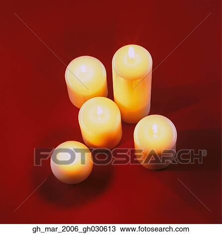 Stock Image - church, candles. Fotosearch