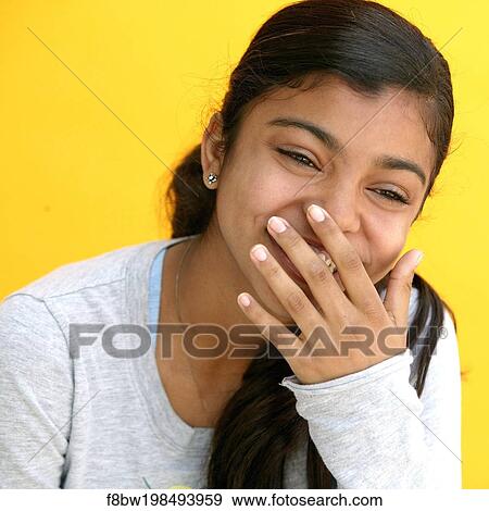 Ethnic, Teen, Color, Happy, Girl, Laughing View Large Photo Image Stock Photo - Ethnic, Teen, Color, Happy, Girl, Laughing. Fotosearch