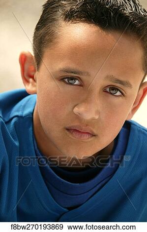 Eye, Contact, Color, Boy, Latin, Pensive View Large Photo Image Stock Photo - Eye, Contact, Color, Boy, Latin, Pensive. Fotosearch