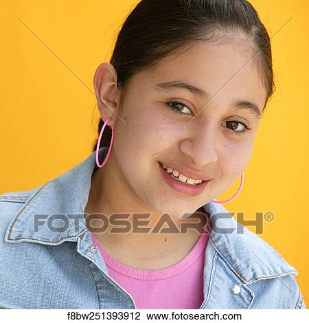 Eye, Contact, Smiling, Ethnic, Teen, Girl View Large Photo Image Stock Image - Eye, Contact, Smiling, Ethnic, Teen, Girl. Fotosearch