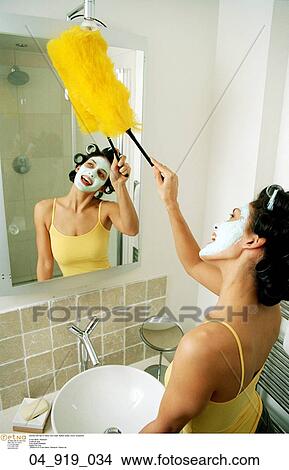 face, mask, feather, duster, chore View Large Photo Image Picture - face, mask, feather, duster, chore. Fotosearch