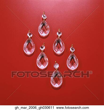 glass, crystal, earrings View Large Photo Image Stock Image - glass, crystal, earrings. Fotosearch