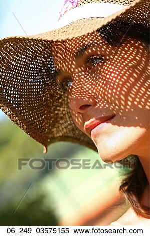 Hat, Outside, Person, Place, Season, Side, Solar View Large Photo Image Stock Photography - Hat, Outside, Person, Place, Season, Side, Solar. Fotosearch