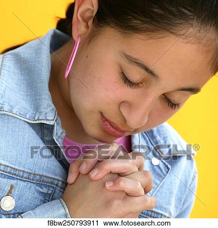 Hispanic, Girl, Latin, Latina, Prayer, Denim View Large Photo Image Stock Image - Hispanic, Girl, Latin, Latina, Prayer, Denim. Fotosearch