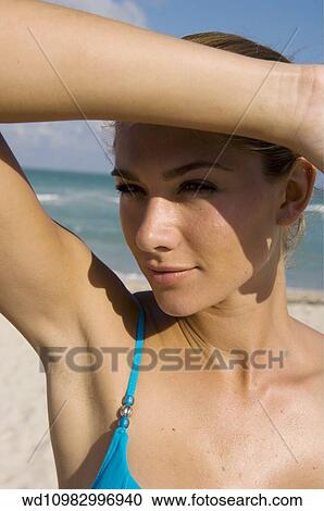 Stock Image - image, 35, Summer, solo, people. Fotosearch