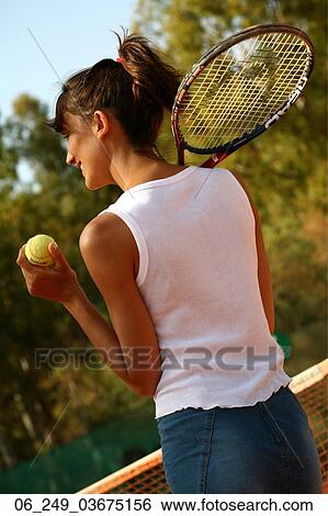 Outside, Person, Place, Position, Season, Summer, Woman View Large Photo Image Stock Photograph - Outside, Person, Place, Position, Season, Summer, Woman. Fotosearch