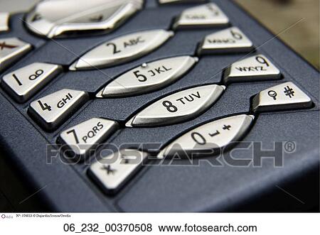 Stock Photo - phone key pad. Fotosearch