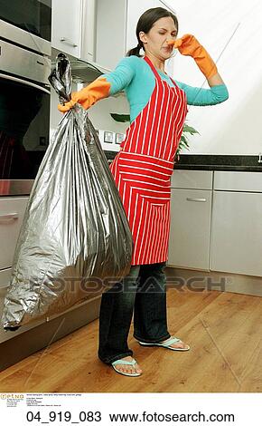 rubber, gloves, lifting, rubbish, bag, house, work View Large Photo Image Stock Image - rubber, gloves, lifting, rubbish, bag, house, work. Fotosearch
