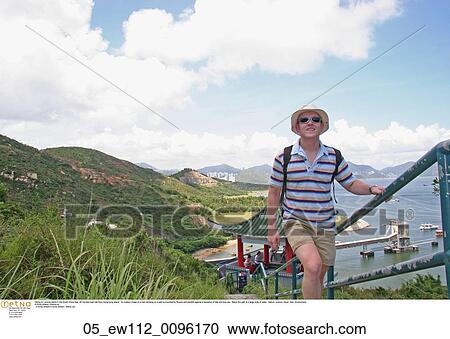 Stock Image - science, travel, man. Fotosearch