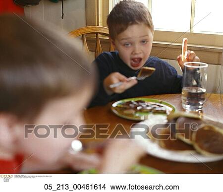 Spring, Breakfast, Kitchen, Pancakes, Inside, Eating, Drinking View Large Photo Image Picture - Spring, Breakfast, Kitchen, Pancakes, Inside, Eating, Drinking. Fotosearch