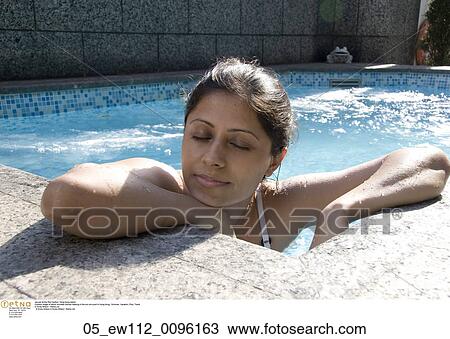 Vacation, Pool View Large Photo Image Stock Image - Vacation, Pool. Fotosearch