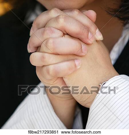 Stock Image - Woman, Hands, Gesturing, Latin, Praying, Prayer, Meditation. Fotosearch