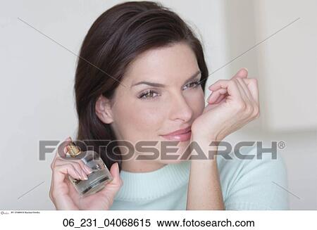 Stock Photography - woman, perfume. Fotosearch