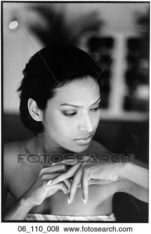 Stock Photo - woman, portrait, smiling. Fotosearch