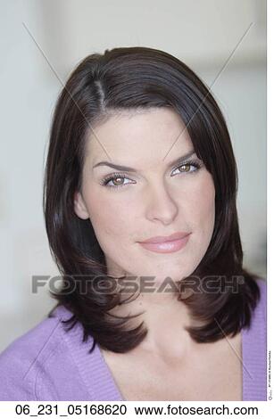 Stock Image - woman, portrait. Fotosearch