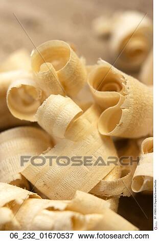 Stock Photo - wood shavings. Fotosearch
