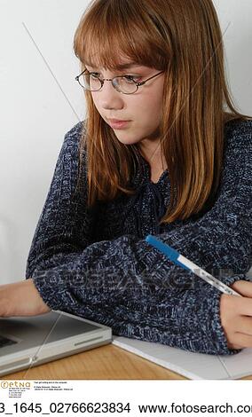 Writing, Teen View Large Photo Image Picture - Writing, Teen. Fotosearch
