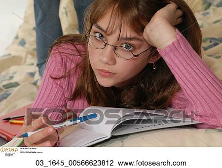 Writing, Teen View Large Photo Image Stock Image - Writing, Teen. Fotosearch