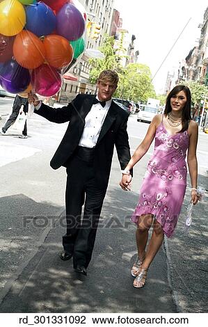 young, Vertical, Tuxedo, Prom, Pink, Dress, outside View Large Photo Image Stock Image - young, Vertical, Tuxedo, Prom, Pink, Dress, outside. Fotosearch