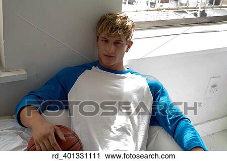 Young, white, sports, shirt, resting, Man, Lying View Large Photo Image Stock Image - Young, white, sports, shirt, resting, Man, Lying. Fotosearch