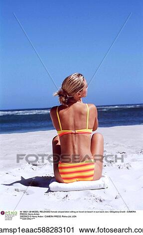 Stock Image - blonde hair, european descent, holiday. Fotosearch