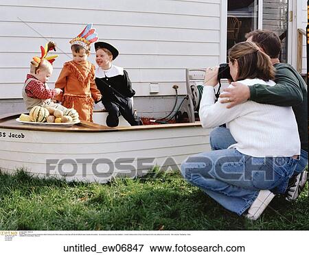 Child, Outdoors, Thanksgiving, Family, Costume, Halloween, Toddler View Large Photo Image Stock Photo - Child, Outdoors, Thanksgiving, Family, Costume, Halloween, Toddler. Fotosearch