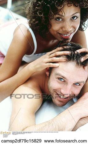 Stock Photo - Couple, Woman, Summer, Spring, Outside. Fotosearch