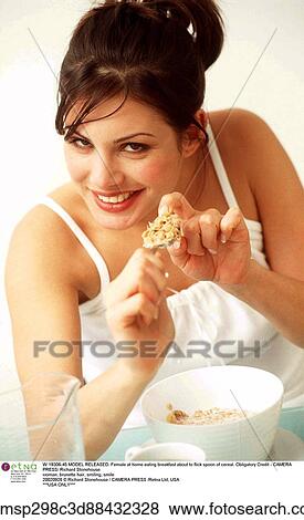 Eating, Home, Woman View Large Photo Image Stock Photo - Eating, Home, Woman. Fotosearch