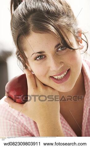 Stock Image - spring, under 35, summer, teenage, teenager, 16 years. Fotosearch