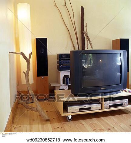 Stock Photo - storage ideas, square image, neutral colour scheme, natural materials, natural colours, modern style. Fotosearch