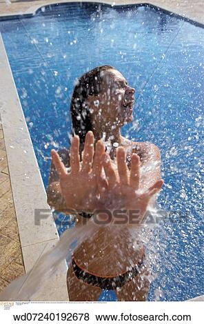 Stock Photo - summer, vitality, twenties, under 35, vertical image, abroad. Fotosearch