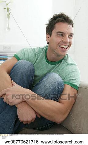 Stock Photograph - under 35, series, people, lifestyles, indoors. Fotosearch