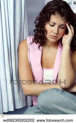 unhappy, teenage, teenager, under 35, 16 years View Large Photo Image Stock Image - unhappy, teenage, teenager, under 35, 16 years. Fotosearch