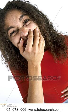 Woman, 30s, Laughing, Happy, Cut out, 20s View Large Photo Image Stock Photograph - Woman, 30s, Laughing, Happy, Cut out, 20s. Fotosearch
