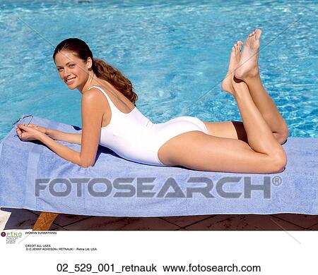 Woman, Summer, Outside, Outdoors, Pool, Relaxing View Large Photo Image Stock Image - Woman, Summer, Outside, Outdoors, Pool, Relaxing. Fotosearch