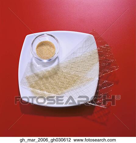 Stock Image - aspic versus gelatine. Fotosearch