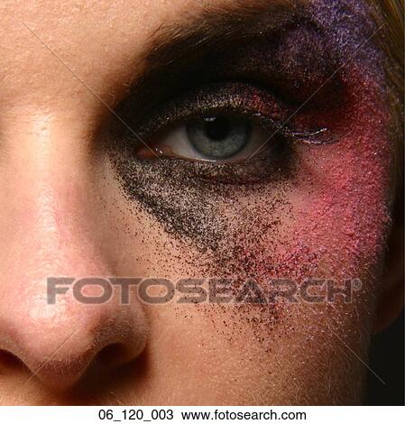 close up beauty shot of a model's eye make up woman female lash mascara nose blusher 20's 30's View Large Photo Image Stock Image - close up beauty shot of a model's eye make up woman female lash mascara nose blusher 20's 30's. Fotosearch