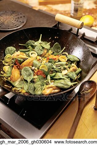 Picture - lemon and ginger chicken. Fotosearch