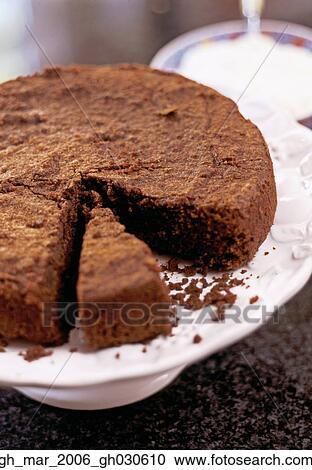 Stock Image - loxtons amazing chocolate cake. Fotosearch