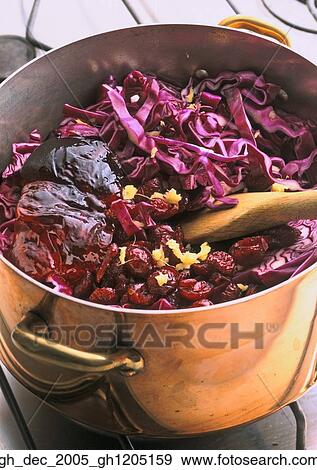 Stock Photo - spiced red cabbage. Fotosearch