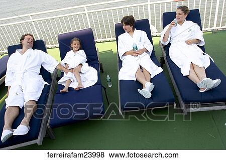 Stock Photo - deck, family, outdoors. Fotosearch