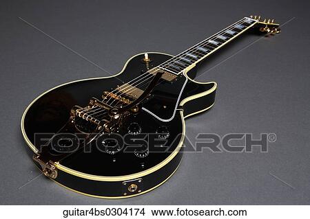 Gibson Les Paul custom guitar View Large Photo Image Picture - Gibson Les Paul custom guitar. Fotosearch