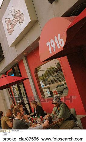 sidewalk cafe" View Large Photo Image Stock Photograph - sidewalk cafe". Fotosearch
