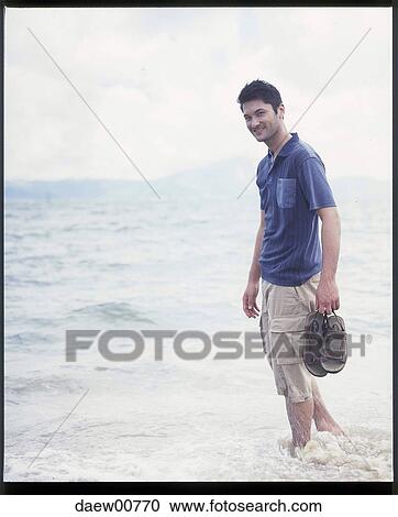 Beach, beard, black hair, dark-haired, ewing, Day View Large Photo Image Stock Image - Beach, beard, black hair, dark-haired, ewing, Day. Fotosearch