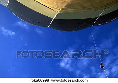 blue sky, balloon flight, hobby, sport, sky, clouds, captive balloon View Large Photo Image Stock Photo - blue sky, balloon flight, hobby, sport, sky, clouds, captive balloon. Fotosearch