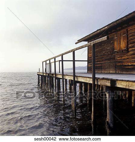 bridge, boat bridge, lake, waters, vacation home, weekend home, wooden house View Large Photo Image Stock Image - bridge, boat bridge, lake, waters, vacation home, weekend home, wooden house. Fotosearch