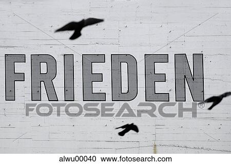 calming, Cover, peace, peace symbol, air defence, Postcard motive View Large Photo Image Stock Image - calming, Cover, peace, peace symbol, air defence, Postcard motive. Fotosearch