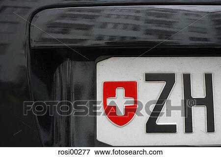 canton Zurich, car, licence plate, marking, vehicle, Switzerland, expensive View Large Photo Image Stock Photo - canton Zurich, car, licence plate, marking, vehicle, Switzerland, expensive. Fotosearch
