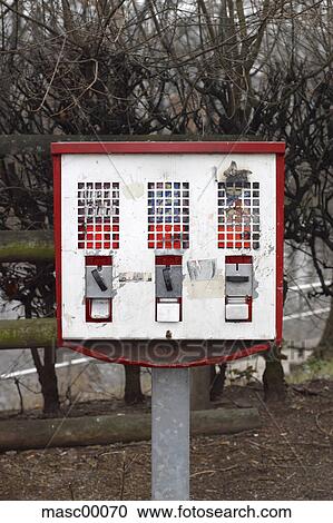 chewing gum, chewing gum machine, colored, old, wall, container, white View Large Photo Image Stock Image - chewing gum, chewing gum machine, colored, old, wall, container, white. Fotosearch